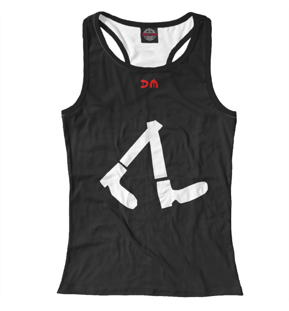 Женская майка-борцовка с изображением Going Backwards цвета Белый