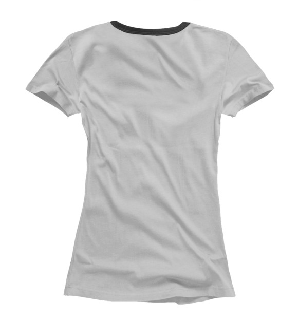 Женская футболка с изображением Велосипед цвета Белый