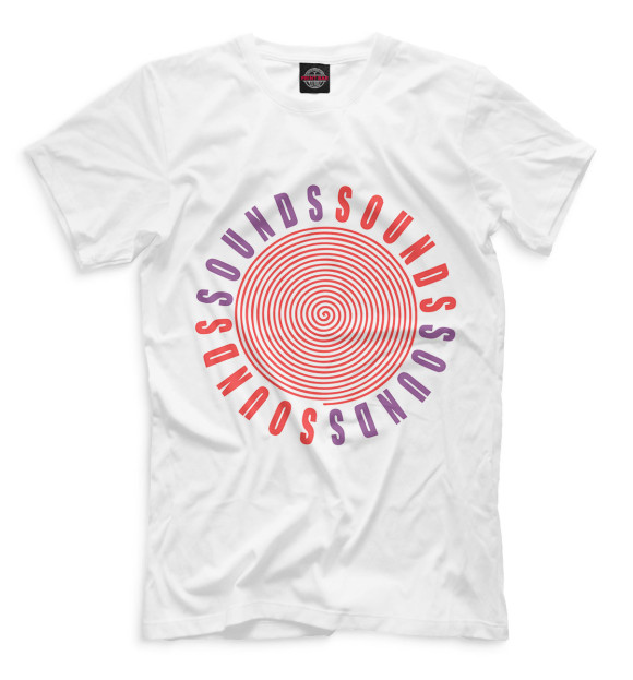 Мужская футболка с изображением Nirvana цвета Белый