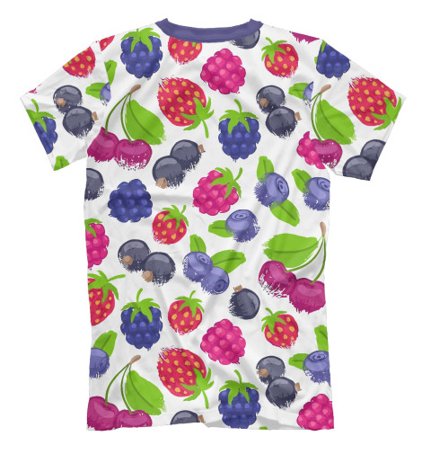 

Футболки Print Bar, Молочно-белый, Ягоды