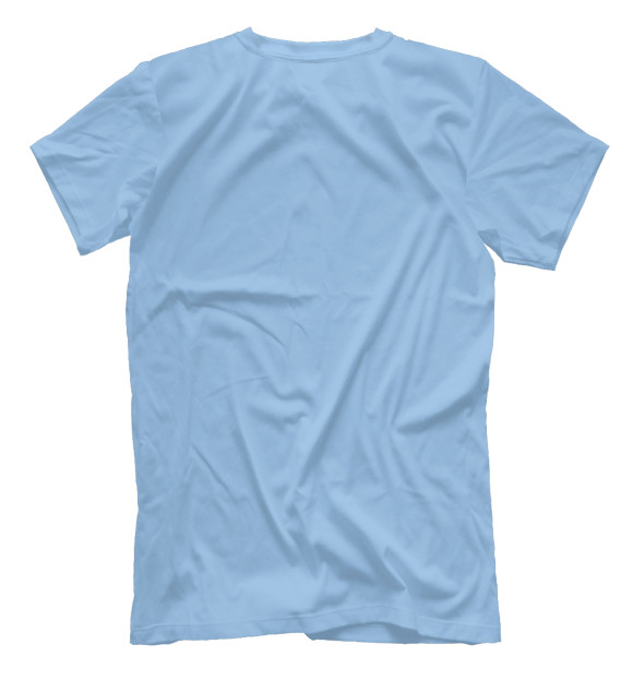 Мужская футболка с изображением Пейзаж цвета Белый