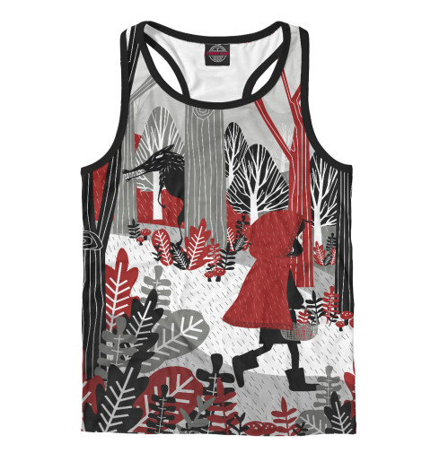 

Майки борцовки Print Bar, Белый, Красная шапочка