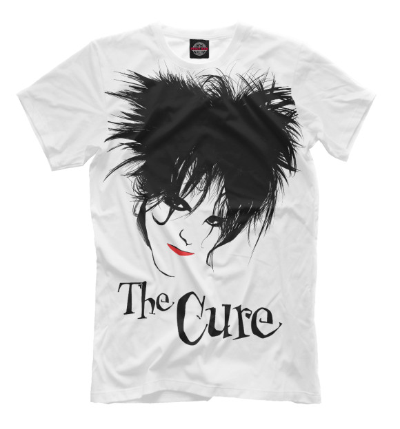 Футболка для мальчиков с изображением The Cure цвета Молочно-белый