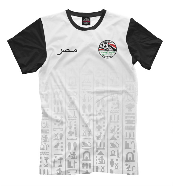 Мужская футболка с изображением Египет цвета Молочно-белый