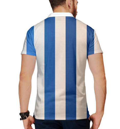 

Поло Print Bar, Белый, В полоску