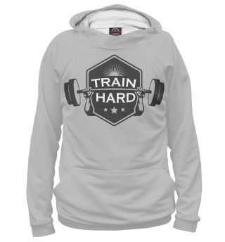 Женское худи Train hard