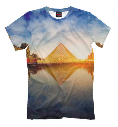 

Футболки Print Bar, Молочно-белый, Лувр