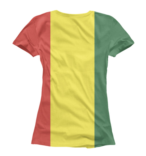 Женская футболка с изображением Сборная Сенегала цвета Белый