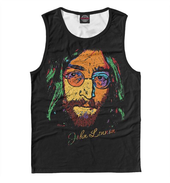 Майка для мальчика с изображением John Lennon цвета Белый