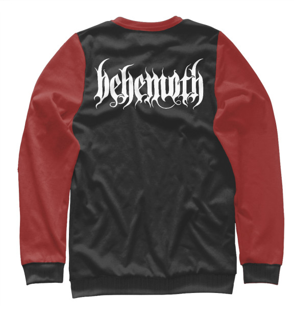 Мужской свитшот с изображением Behemoth цвета Белый