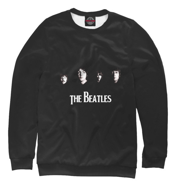 Женский свитшот с изображением The Beatles цвета Белый