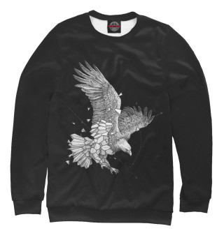Мужской свитшот Geometric dark eagle