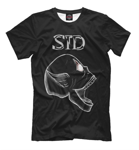 Мужская футболка с изображением SIDxRAM цвета Черный