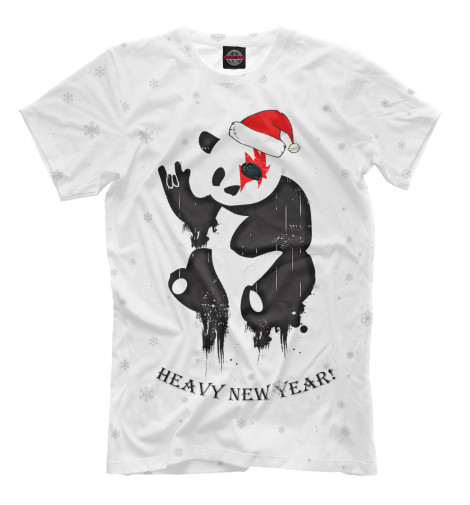 

Футболки Print Bar, Молочно-белый, Heavy New Year