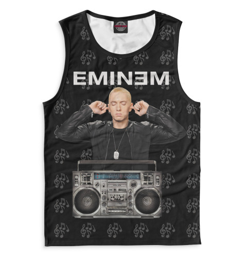 

Майки Print Bar, Белый, Eminem