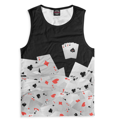 

Майки Print Bar, Белый, Покер