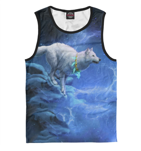 Майка для мальчика с притом Jump цвета Белый Майка для мальчика с изображением Jump цвета Белый