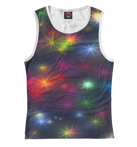 

Майки Print Bar, Белый, Звёзды