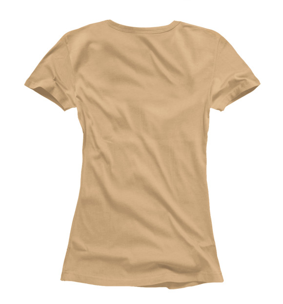 Женская футболка с изображением Briard цвета Белый