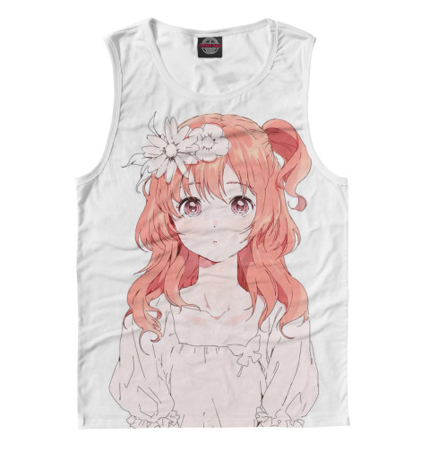 

Майки Print Bar, Белый, Рыжая девочка