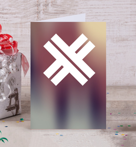 Открытка с притом Eskimo Callboy цвета Белый Открытка с изображением Eskimo Callboy цвета Белый