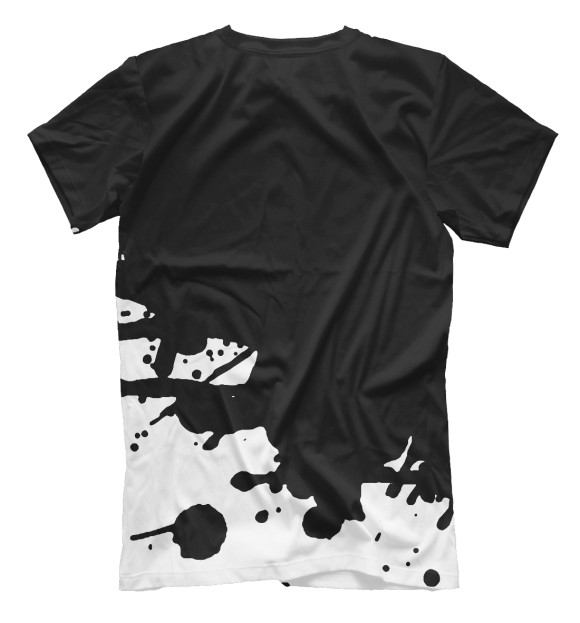 Мужская футболка с изображением Space Astronaut Psychedelic цвета Белый