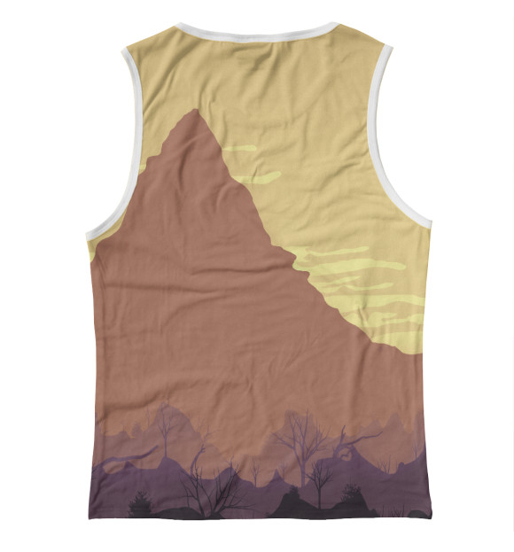 Майка для девочки с изображением Высота цвета Белый