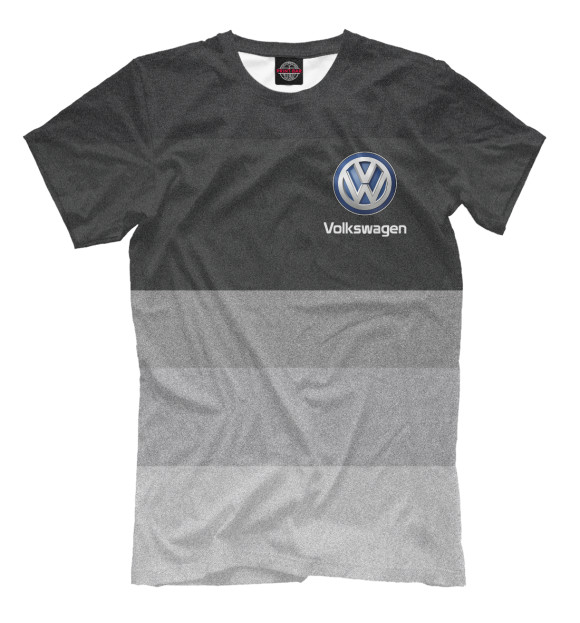 Мужская футболка с изображением Volkswagen цвета Молочно-белый