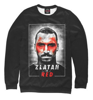Свитшот для девочек Zlatan is Red