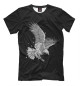 Мужская футболка Geometric dark eagle