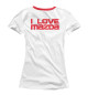 Футболка для девочек I love MAZDA