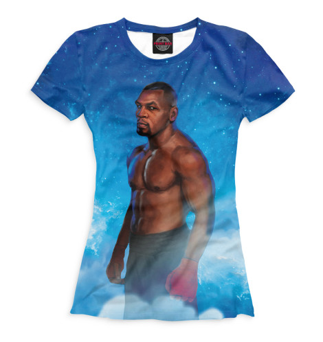 

Футболки Print Bar, Белый, Майк Тайсон
