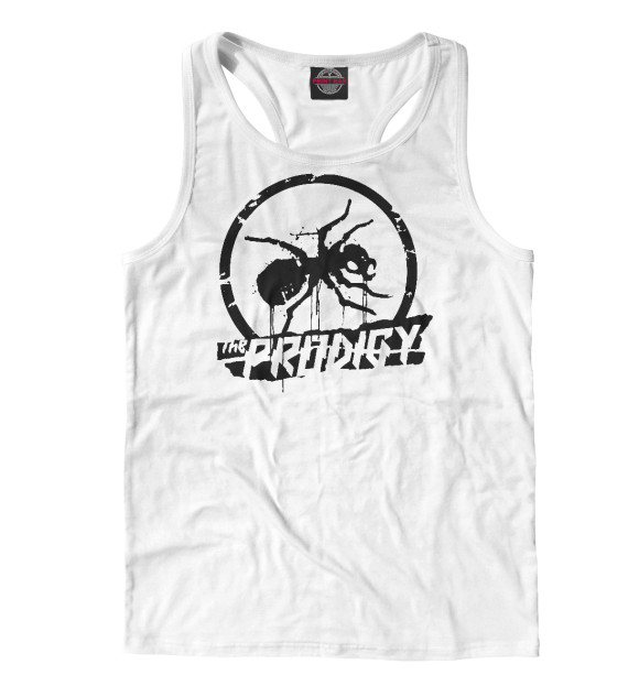 Мужская майка-борцовка с изображением The Prodigy цвета Белый