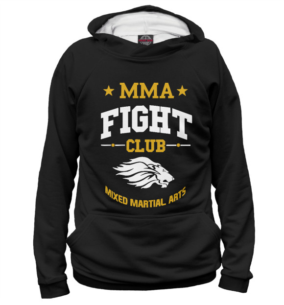 Худи для девочки с изображением MMA Fight Club цвета Белый