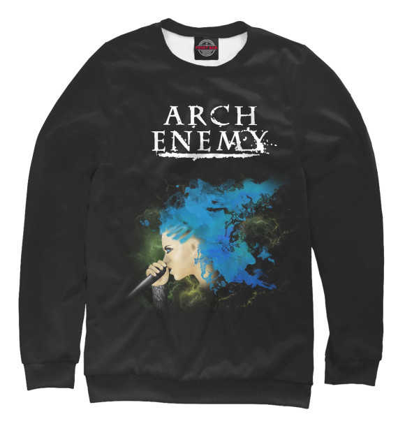 Свитшот для девочек с изображением Alissa White-Gluz цвета Белый