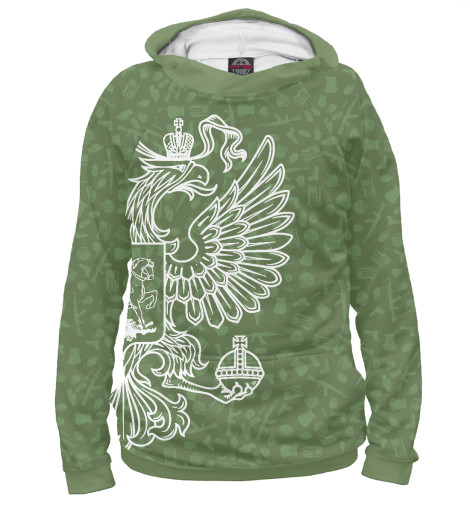 

Худи Print Bar, Белый, Аммуниция