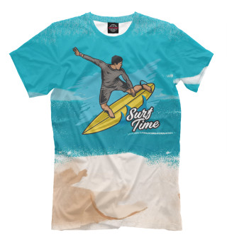 Мужская футболка Серфинг на волнах