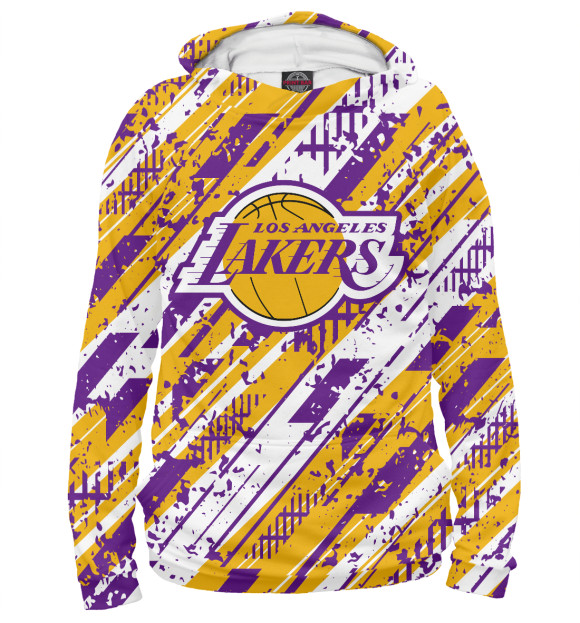 Худи для мальчика с изображением La Lakers цвета Белый