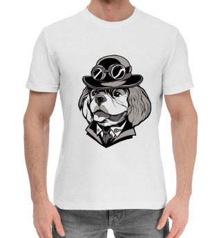 Хлопковая футболка для мальчиков Steampunk Spaniel