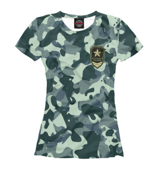 Женская футболка Soldier