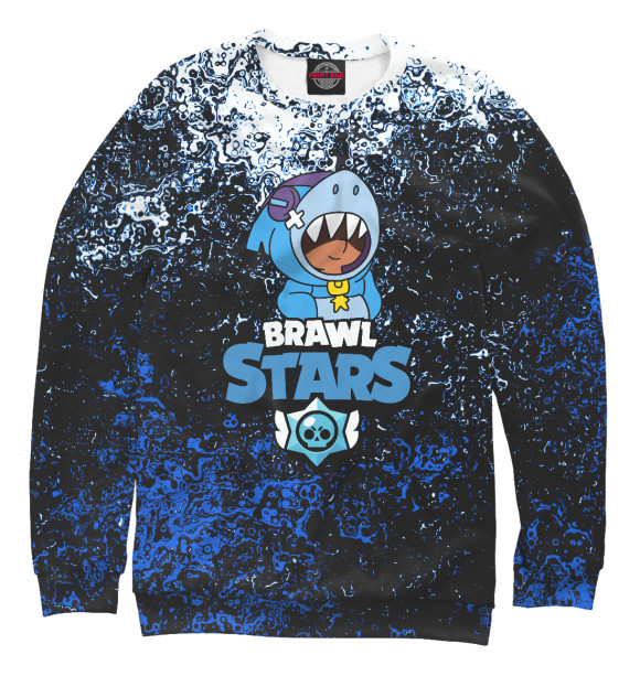 Свитшот для мальчиков с изображением Brawl Stars цвета Белый