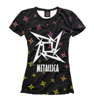Женская футболка Metallica / Металлика