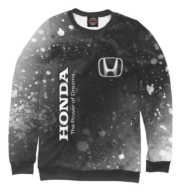 Свитшот для мальчиков с изображением Honda Dreams цвета Белый