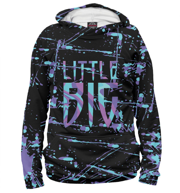 Женское худи с изображением Little Big цвета Белый