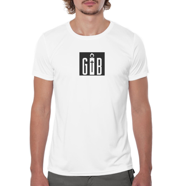 Мужская футболка с изображением Дима Масленников цвета Белый