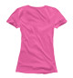 Женская футболка Аист уже в пути - тройняшки розовый