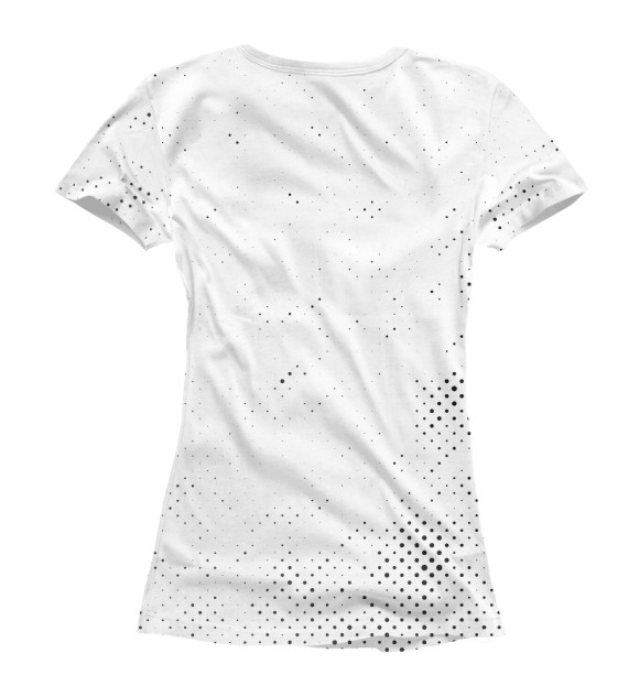 Женская футболка с изображением Татьяна Тигр цвета Белый