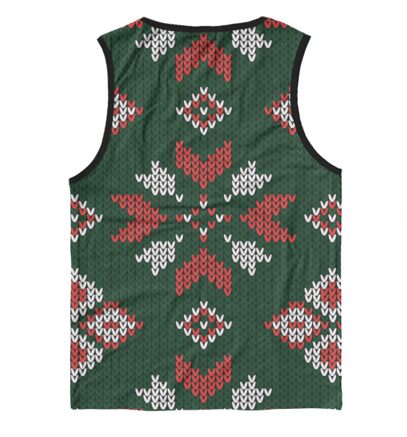 Майка для мальчика с изображением Merry Christmas цвета Белый