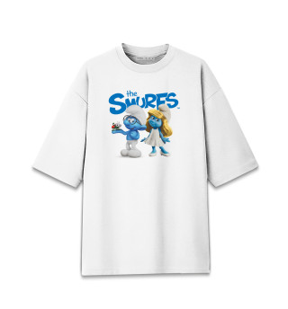 Женская футболка оверсайз The Smurfs