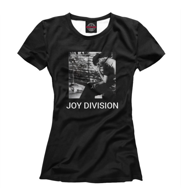 Футболка для девочек с изображением JOY dIVISION цвета Белый